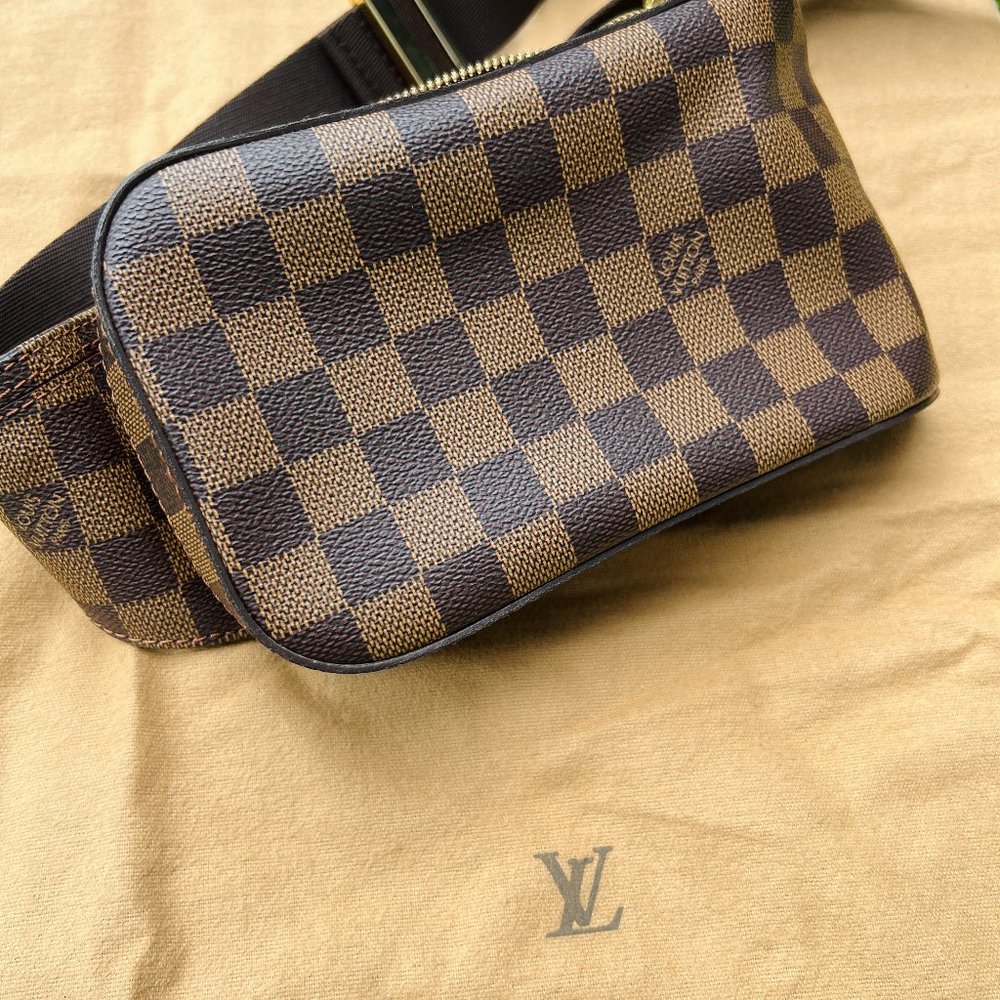 LOUIS VUITTON Damier Ebene Geronimos Belt Bag
